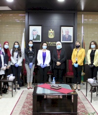 محافظ رام الله والبيرة تلتقي وفداً من إنجاز فلسطين وشركة "hiring index" الطلابية