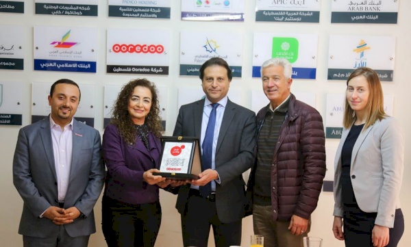 “Ooredoo honors INJAZ Palestine”