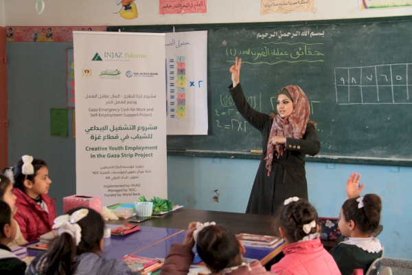 إنجاز فلسطين تختتم مشروع التشغيل الإبداعي للشباب الفلسطيني في قطاع غزة